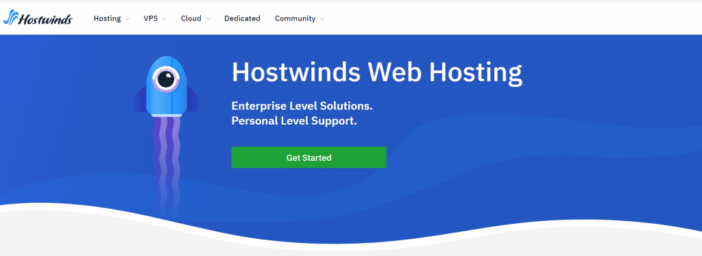 Hostwinds (افضل استضافة غير محدودة)