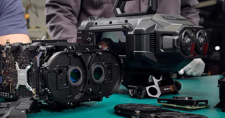 كاميرا URSA Cine Immersive السينمائية الجديدة للواقع المعزز والتجارب الغامرة من شركة Blackmagic