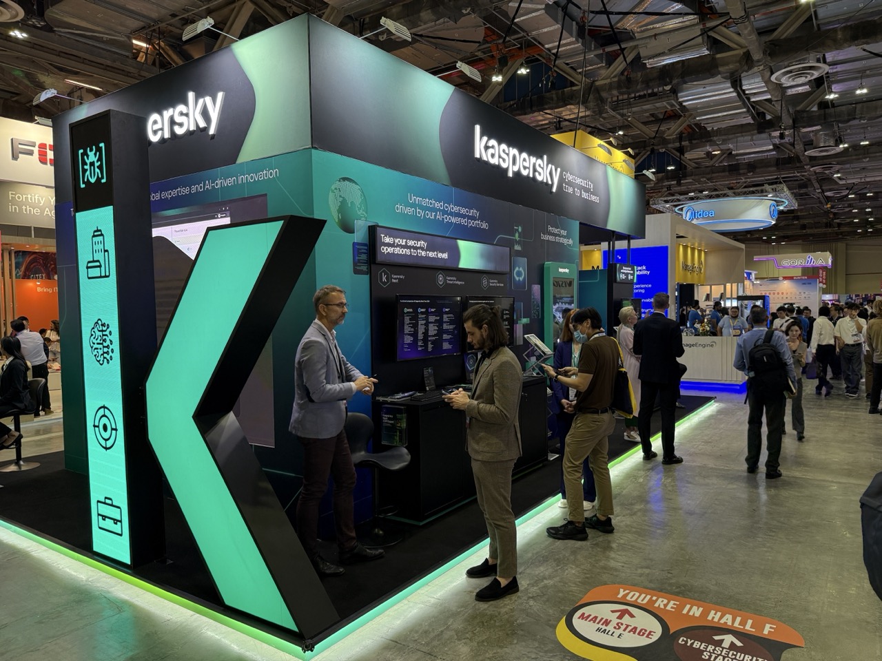 جناح شركة كاسبرسكي في معرض جيتكس آسيا 2025