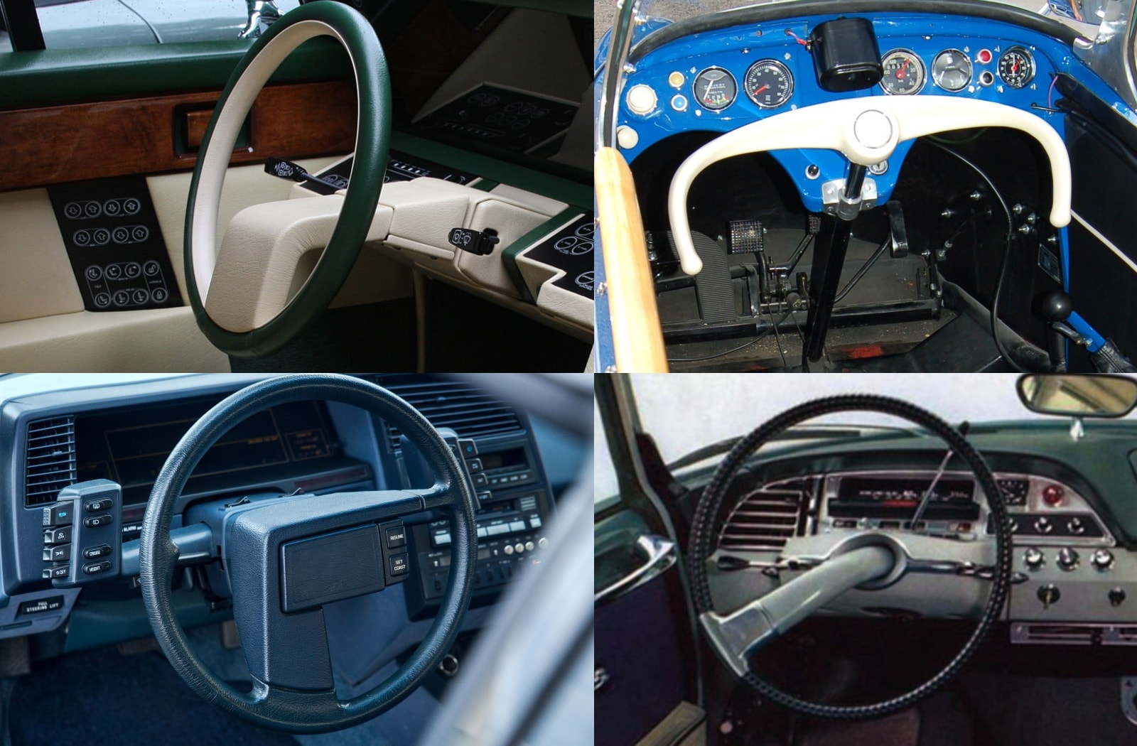 أكثر 10 تصاميم مجنونة لمقود السيارات عبر التاريخ