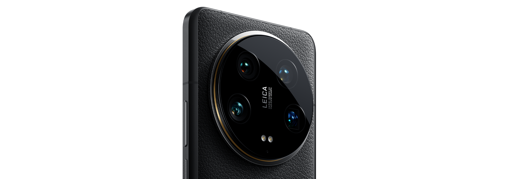 Xiaomi 14 Ultra smartphone showcasing its Leica-powered camera system.