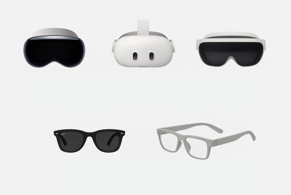 مقارنة النظارات الذكية 2025