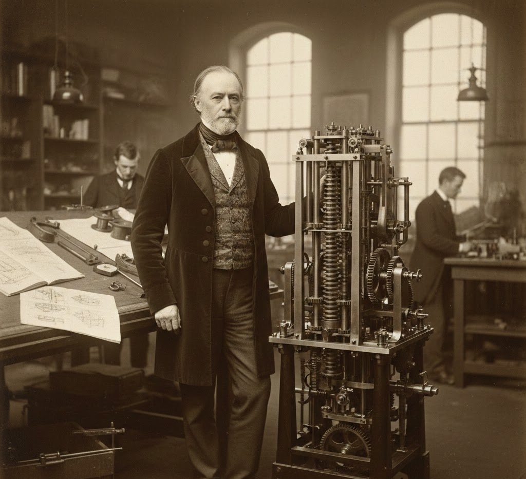 من هو تشارلز بابيج أبو الكمبيوتر ؟ كيف تنبأ تشارلز بابيج بالمستقبل الرقمي قبل الكهرباء
