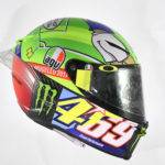 Valentino Rossi: todos sus cascos y decoraciones para el GP de Italia 37 Casco Valentino Rossi Mugello 2017 AGV Pista GP R 3