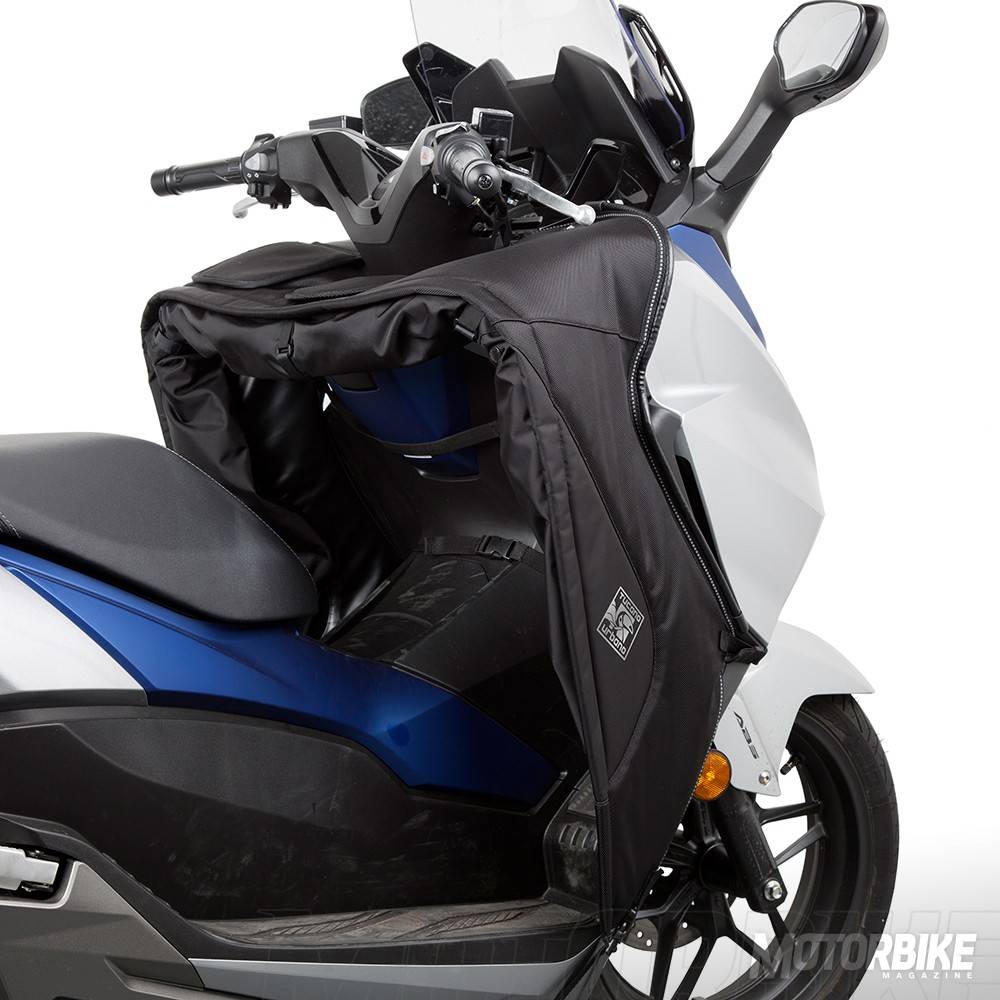 Couvre-jambes Thermique Termoscud Tucano Urbano R067 - Pour Honda S-WING 125 2011 - Imperméable, Système Anti-flottement S.G.A.S - Protection Hiver