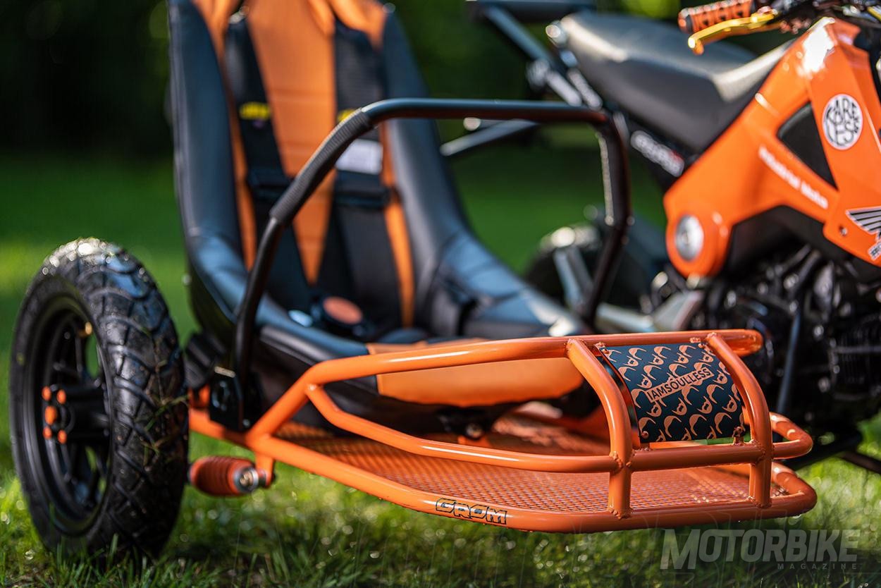 Project Angel la Honda Grom MSX125 con sidecar de Industrial Moto