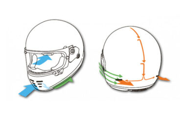 Arai Concept X airflow stream