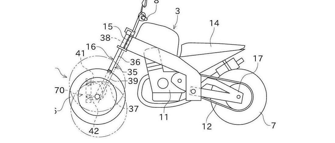Kawasaki moto 3 ruedas bikeleaks patente filtrada