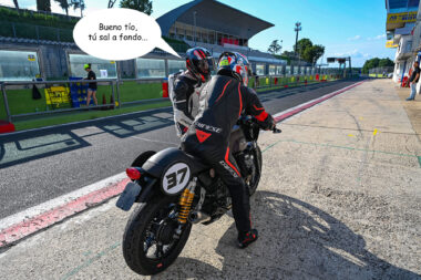 Moto Guzzi Fast Endurance European Cup 2021 carrera Vallelunga 41 comic