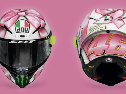 Valentino Rossi le dedica a su futura hija el casco para Misano 2021 -  Motorbike Magazine