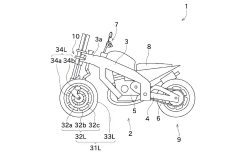 Kawasaki BikeLeaks patente filtrada 3 ruedas