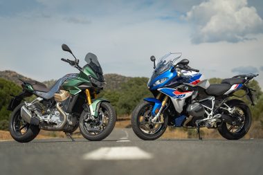 BMW R1250R Moto Guzzi V100 Mandello 2023 comparativa 9