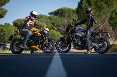 Triumph Street Triple 765 rs Yamaha MT 09 SP 4