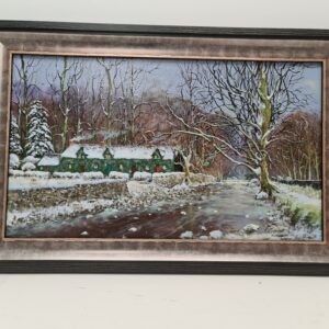 Fairy Glen oil Painting in snow
