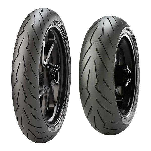 PIRELLI DIABLOROSSOⅢ 110/70R17 150/60R17 Pirelli Diablo Rosso III 110/70 ZR17 Front & 150/60 ZR17