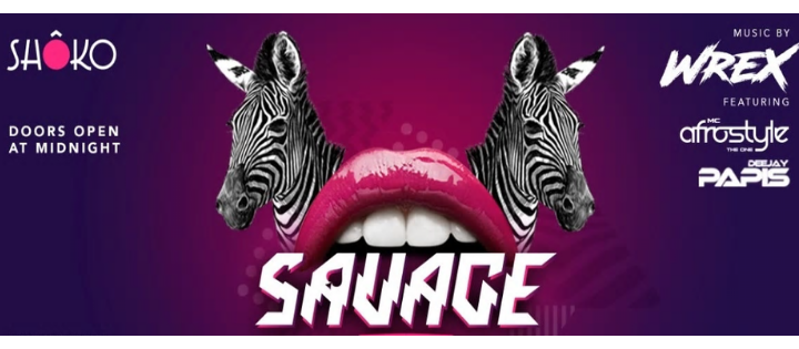 SAVAGE TUESDAYS - Club Shoko Barcelona SAVAGE TUESDAYS - Club Shoko Barcelona