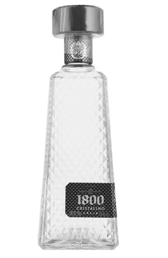 Tequila 1800 añejo Cristalino 700ml por 598 en Bodegas Alianza