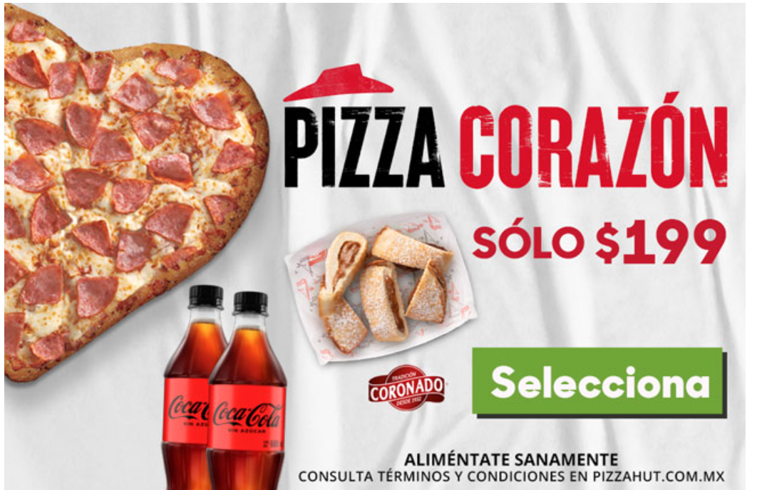 Combo Pizza Hut por 199