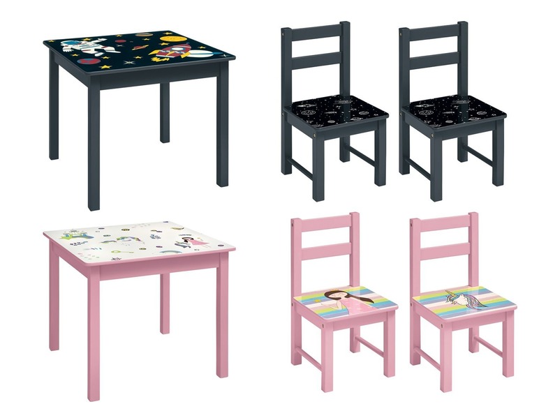 LIVARNO LIVING® Tafel met 2 stoelen voor €24,99 LIVARNO LIVING® Kinder tafel met 2 stoelen | LIDL