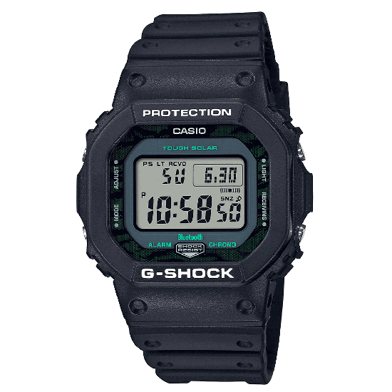 Casio G-Shock watch (GW-B5600MG-1) with bluetooth, solar, radio and a positive display just forÂ£ 