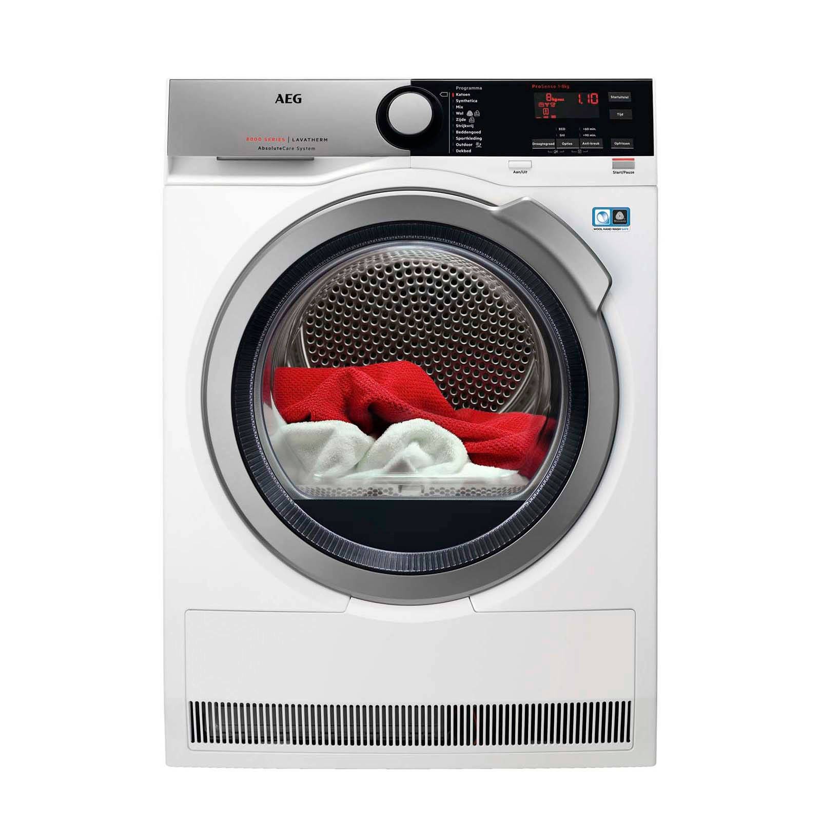 AEG T8DENS84 warmtepompdroger voor €498,27 bij Wehkamp
