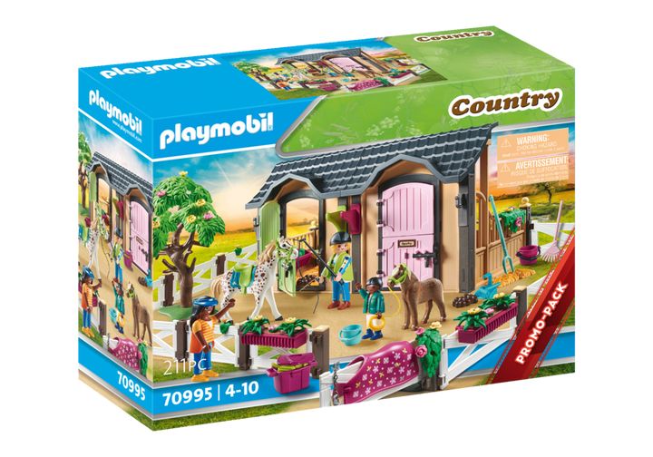 PLAYMOBIL Country Rijlessen met paardenboxen - voor €25,99 bij Amazon
