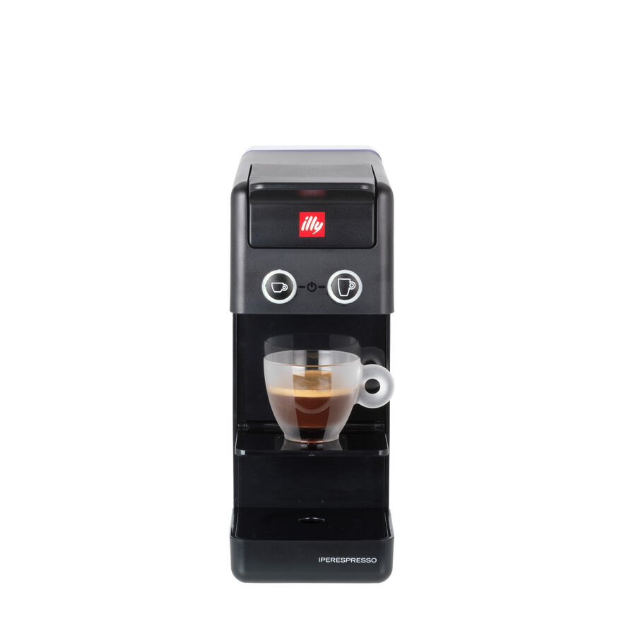 illy Y3.3 Espresso & Coffee zwart met 14 Iperespresso capsules voor €