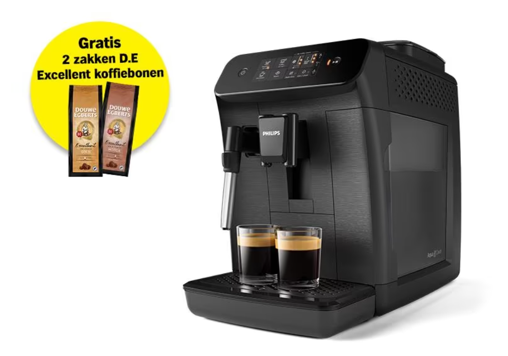 Philips Espresso Machine met Melkopschuimer EP0820/00 met 2 gratis