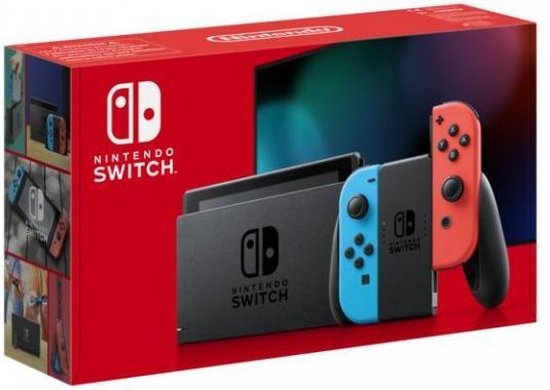 Nintendo Switch (Rood/Blauw) voor €286,99 bij Bol.com