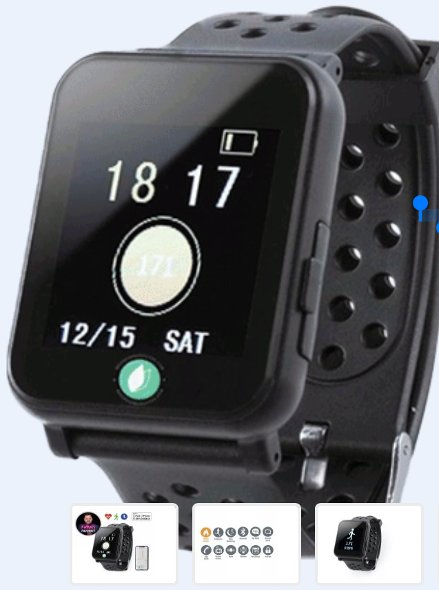 Smartwatch met Bewegingstracker en Smartphone Notificaties voor €19,99