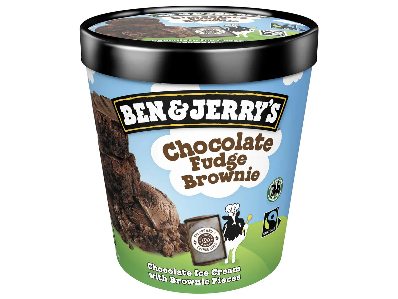 Ben & Jerry's chocolate fudge brownie à 2.80