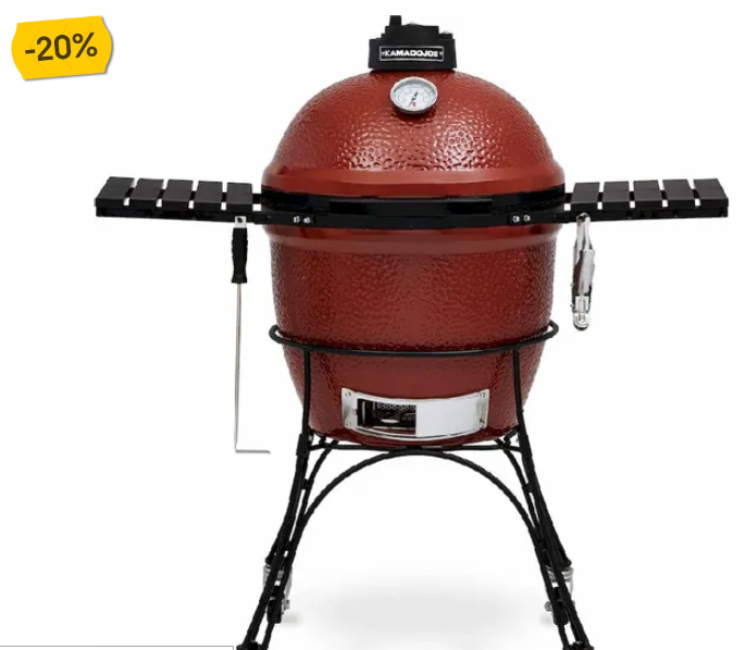 Kamado Joe Classic barbecue + gratis Kamado Joe Big Block houtskool (9