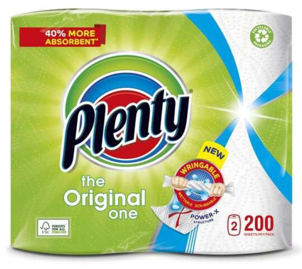 Plenty Original Kitchen Roll for £1.99 at Farmfoods