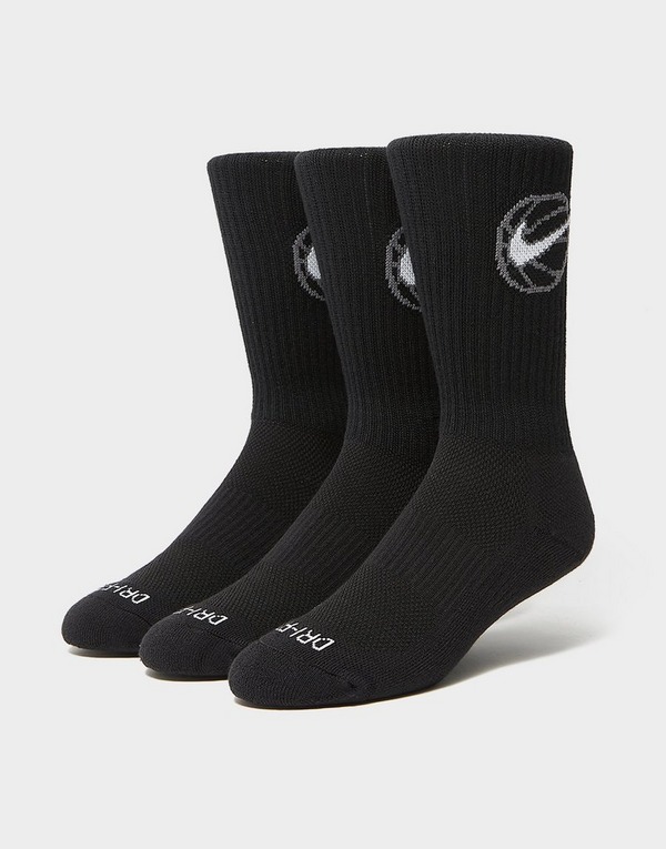 Nike Everyday Crew 3 Pack Basketball Sokken voor €3 dmv code bij JD Sports