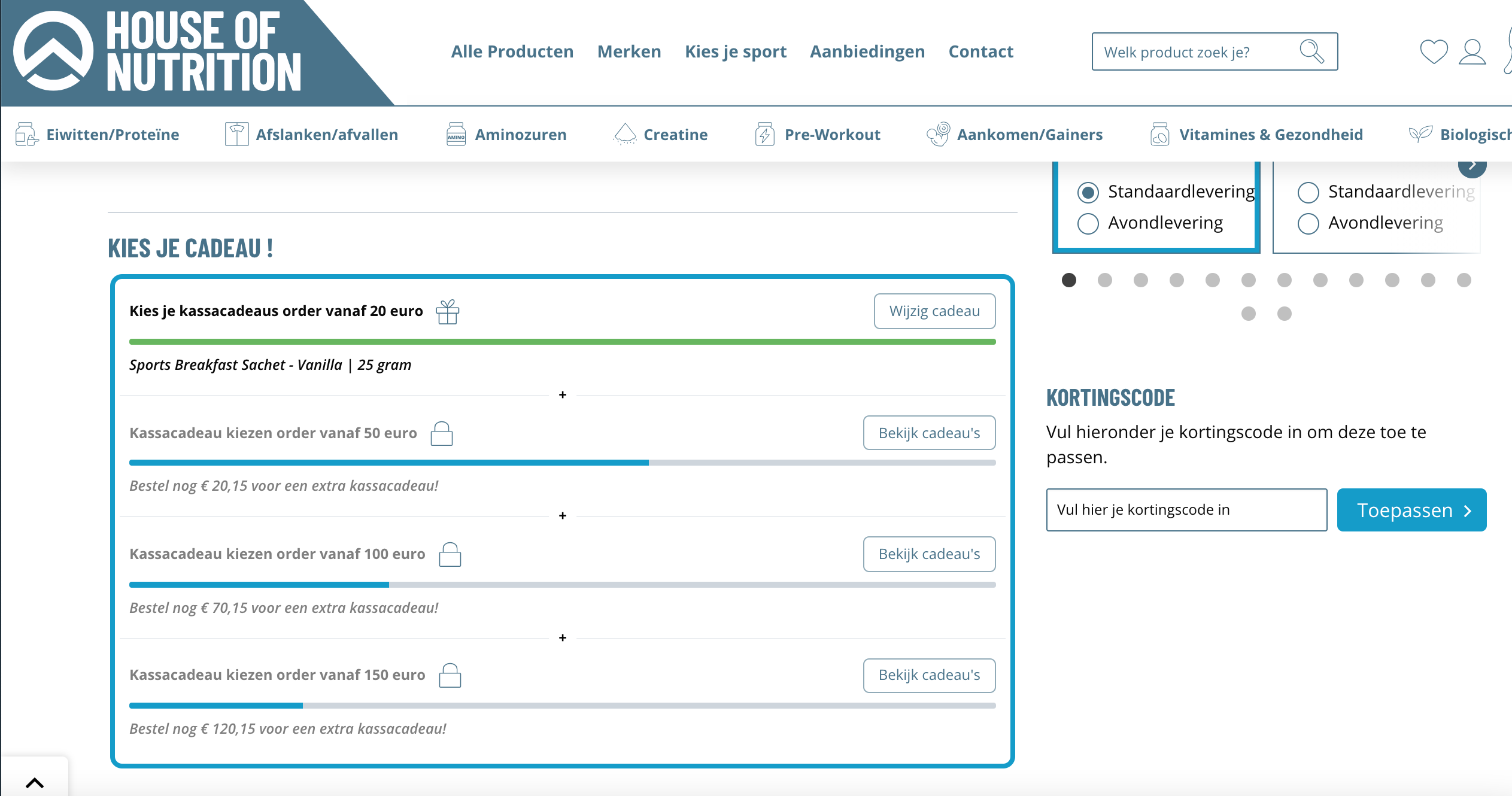 House of Nutrition kortingscode 10 korting in augustus 2024