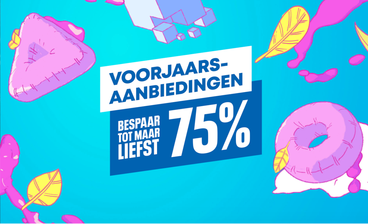 Lente SALE bij de Playstation Store met kortingen tot wel 75
