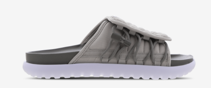 Nike AsunaFlat Pewter White Heren slippers voor €39,99 bij Foot Locker
