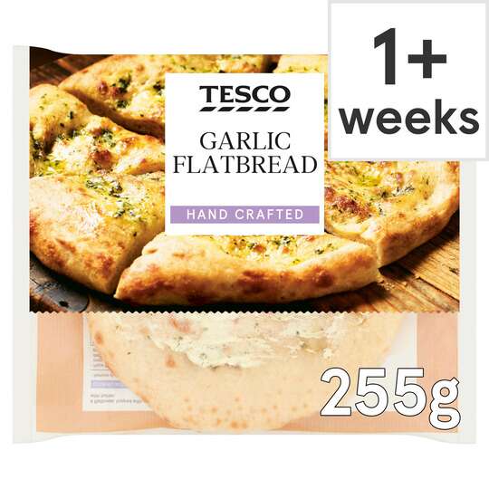 Tesco Garlic Flat Bread for £1 at Tesco
