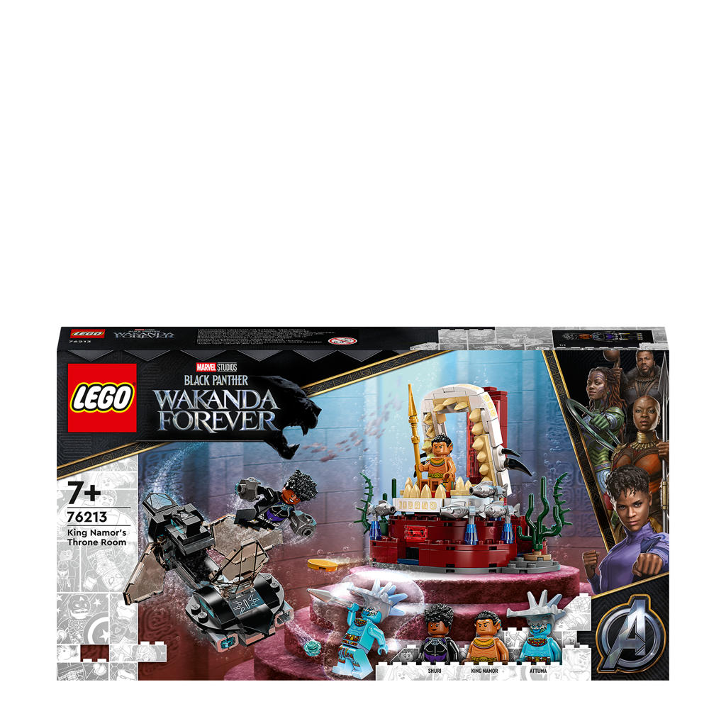 LEGO Super Heroes Koning Namor's troonzaal 76213 voor €24,99 bij Wehkamp