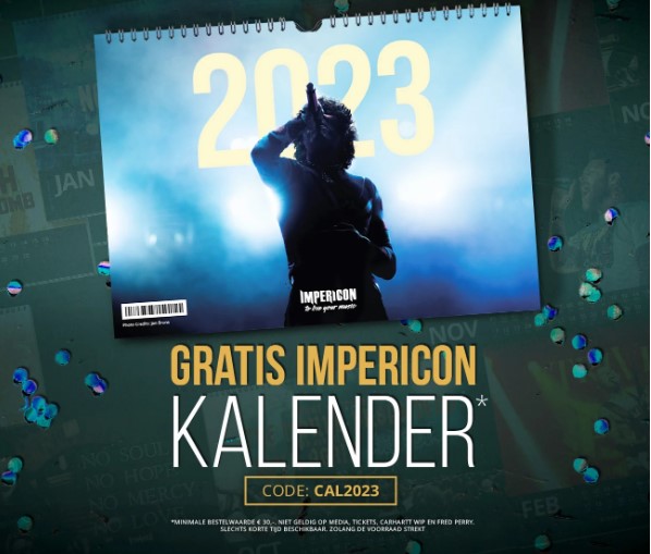 Gratis Impericon kalender bij je bestelling