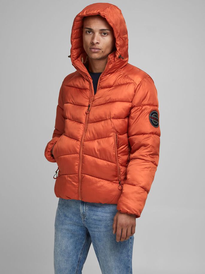 jack and jones orange jacket