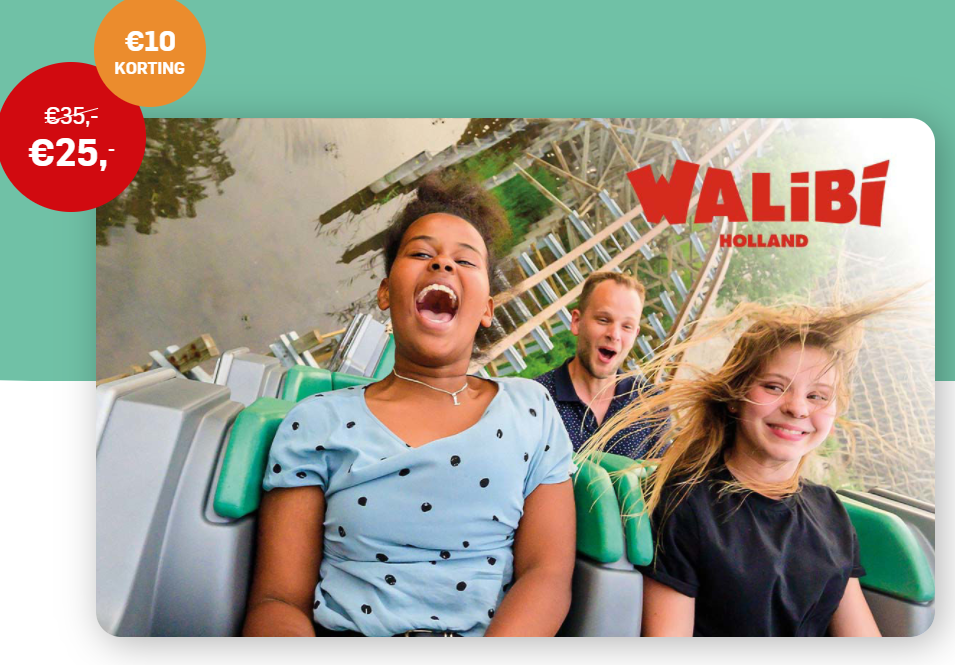 Walibi Holland ontvang 10 euro korting