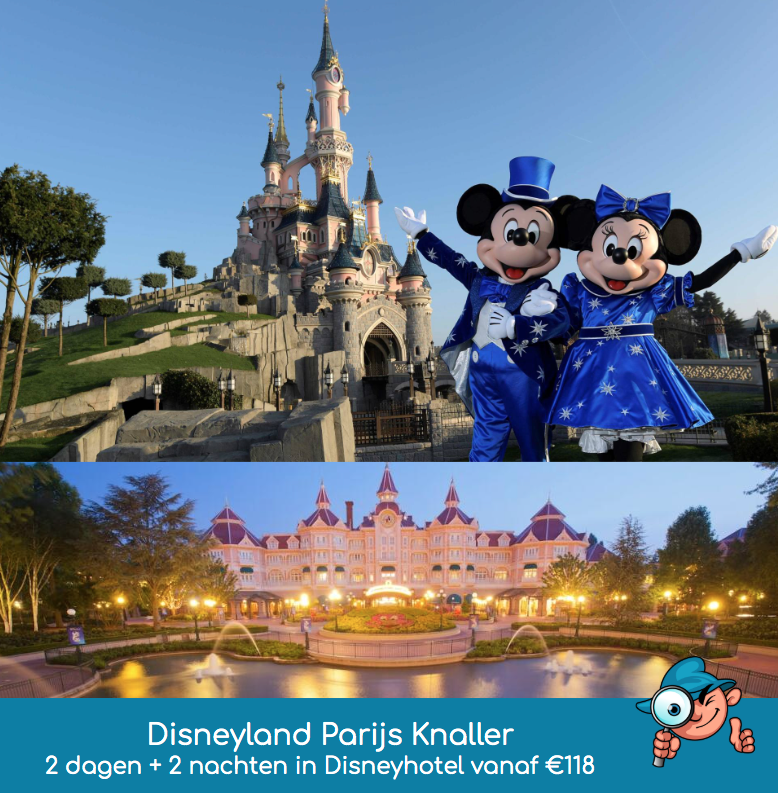 Disneyland Parijs 2 overnachtingen en 2 dagen toegang park vanaf €118 p.p. Disneyland Parijs 2 overnachtingen en 2 dagen toegang park vanaf €118 p.p.