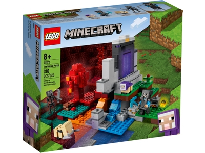 LEGO Minecraft Het Verwoeste Portaal - 21172 voor €17,99 bij Amazon