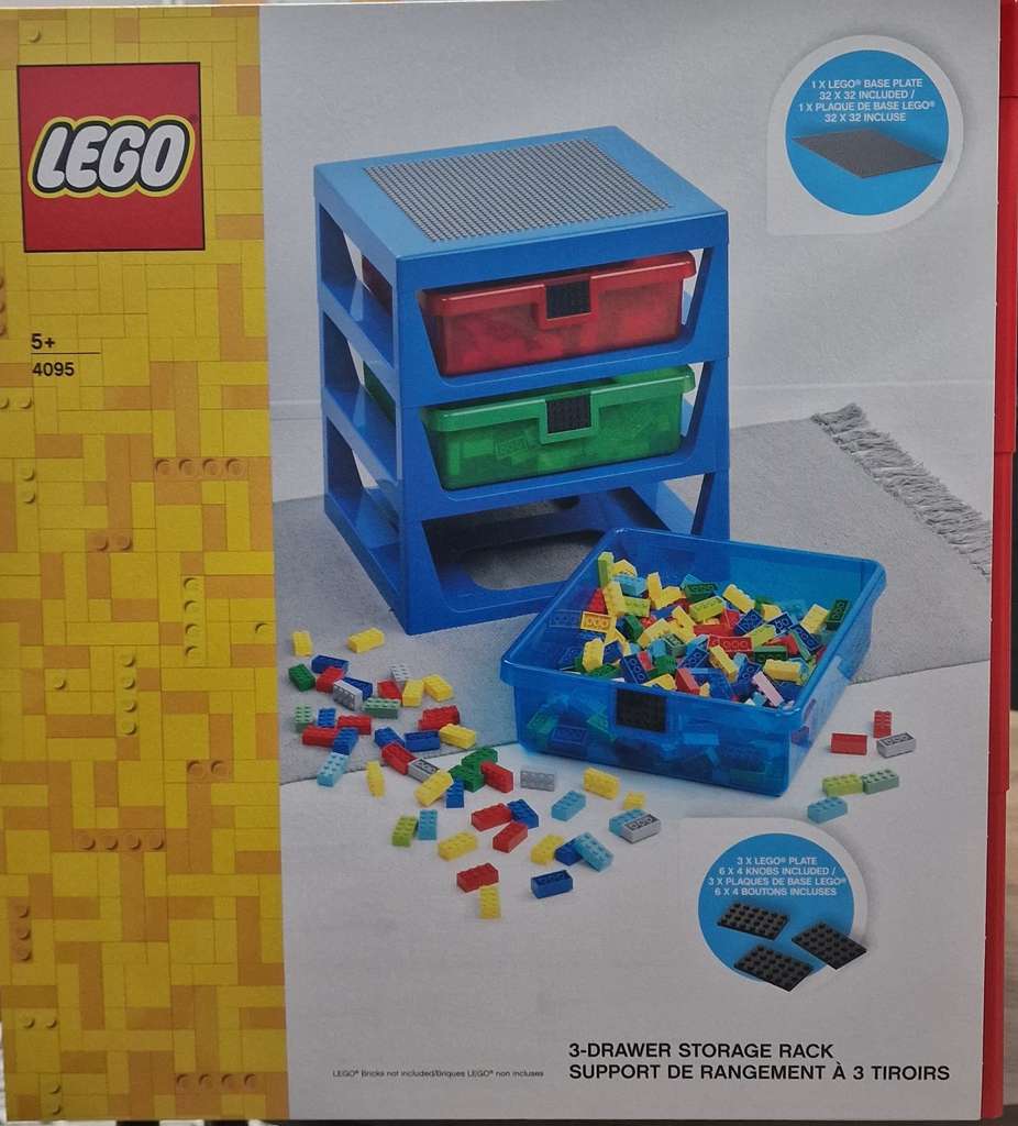 Lego 3 Drawer Storage Rack for £6 at Morrisons