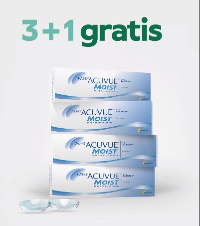 3+1 gratis op contactlenzen bij Specsavers
