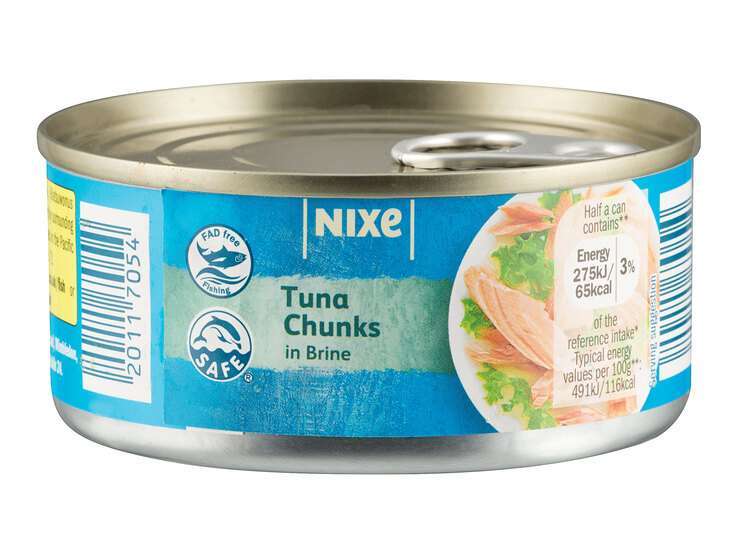 Tuna Steaks In Brine 110g cans from 79p at Lidl