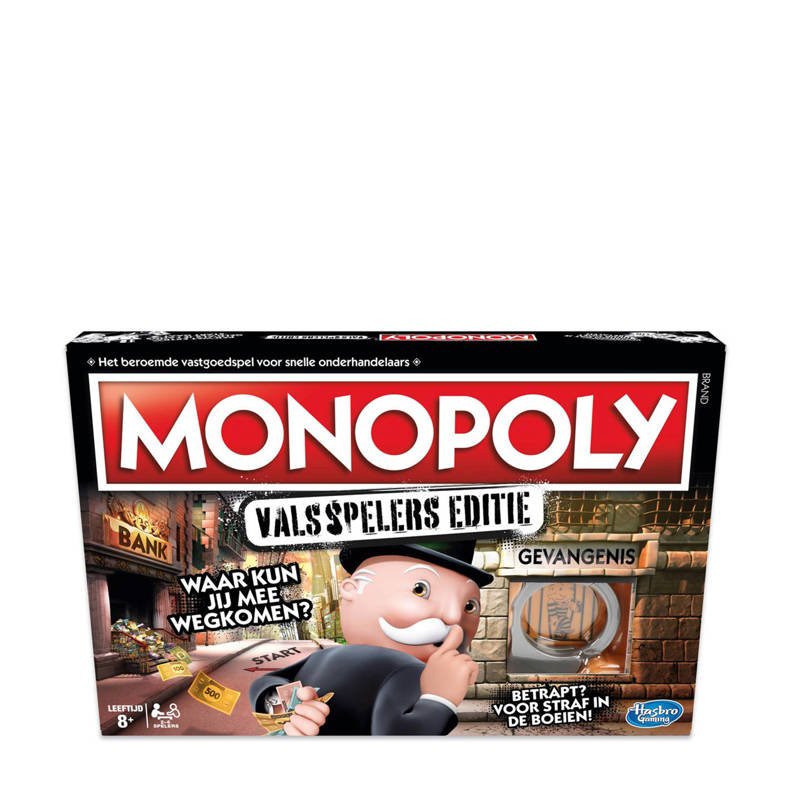 Hasbro Gaming monopoly valsspelers editie bordspel voor €16,14 bij Amazon