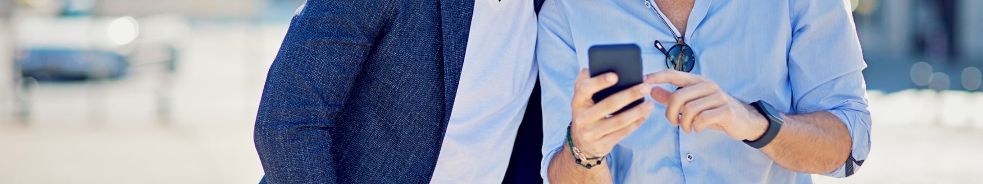 2 men planning a budget stag do for their best friend