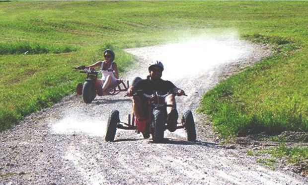 Bull Cart Racing Activity for Stag Weekends